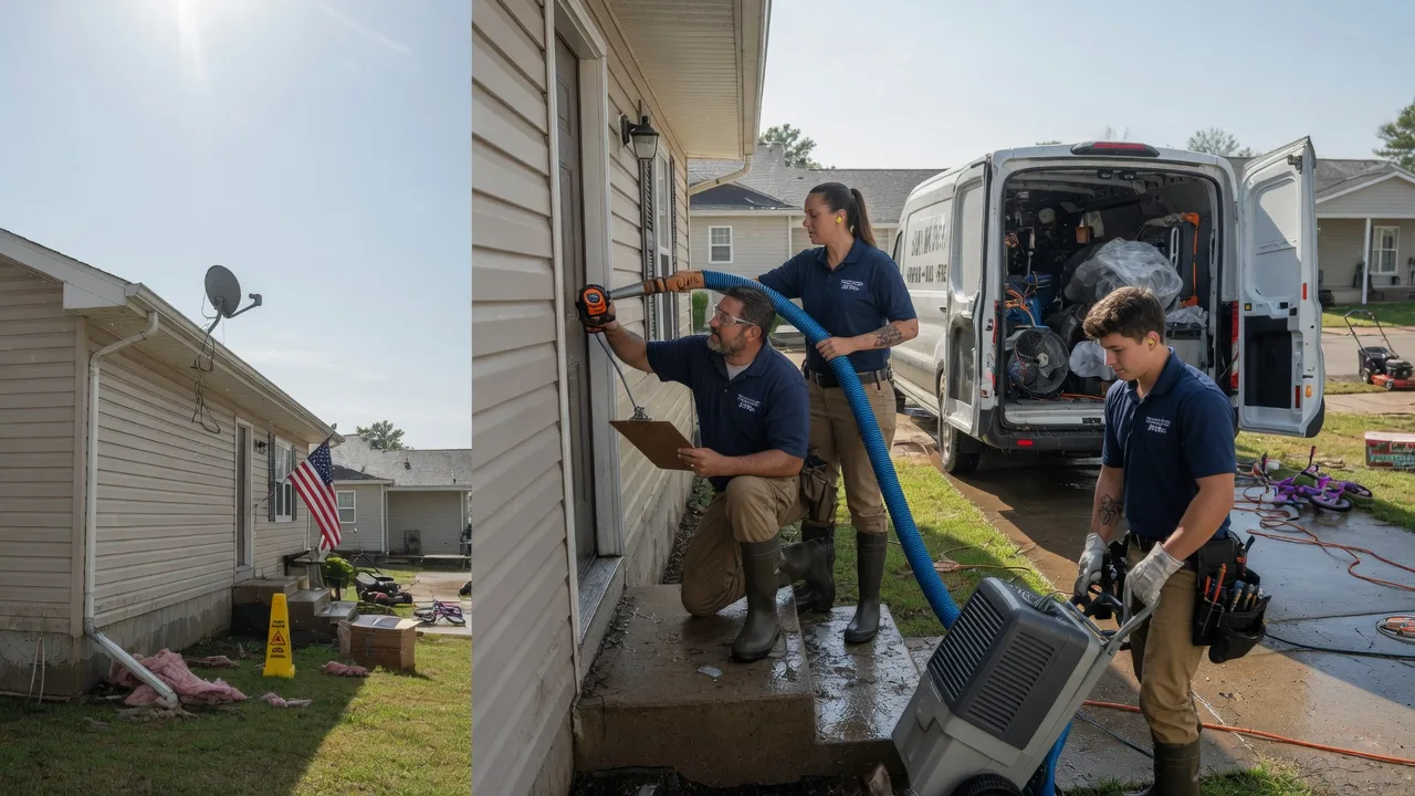 Ceiling Water Damage Restoration in Anderson, MO near me
